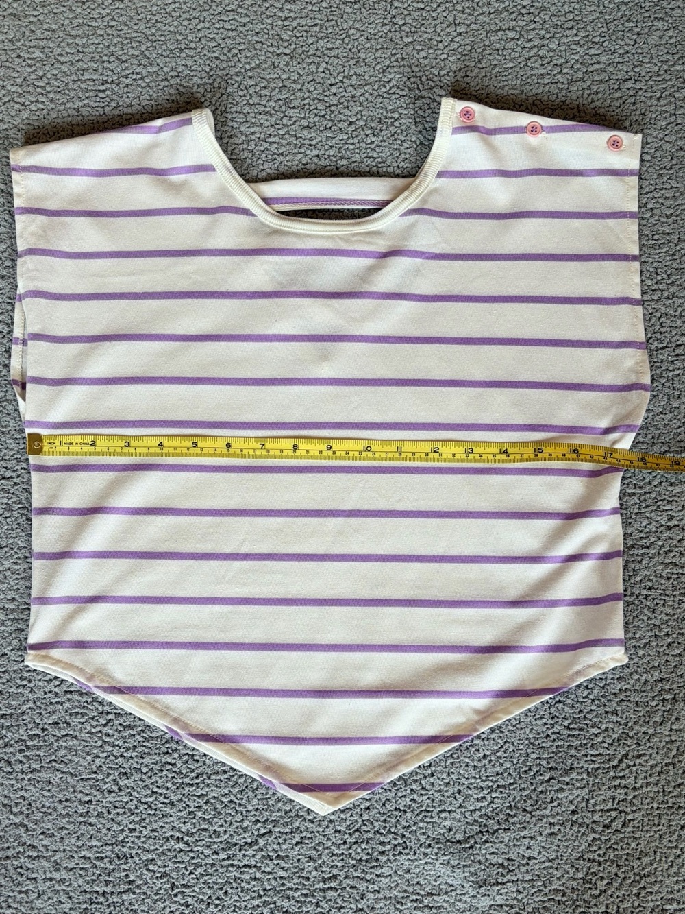 True Vintage 80s Avant Garde New Wave Punk V Hem Crop Top Size XS/S - Picture 7 of 11